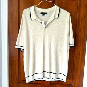 Brand New with Tag. 55% silk, 45% linen. Very stylish